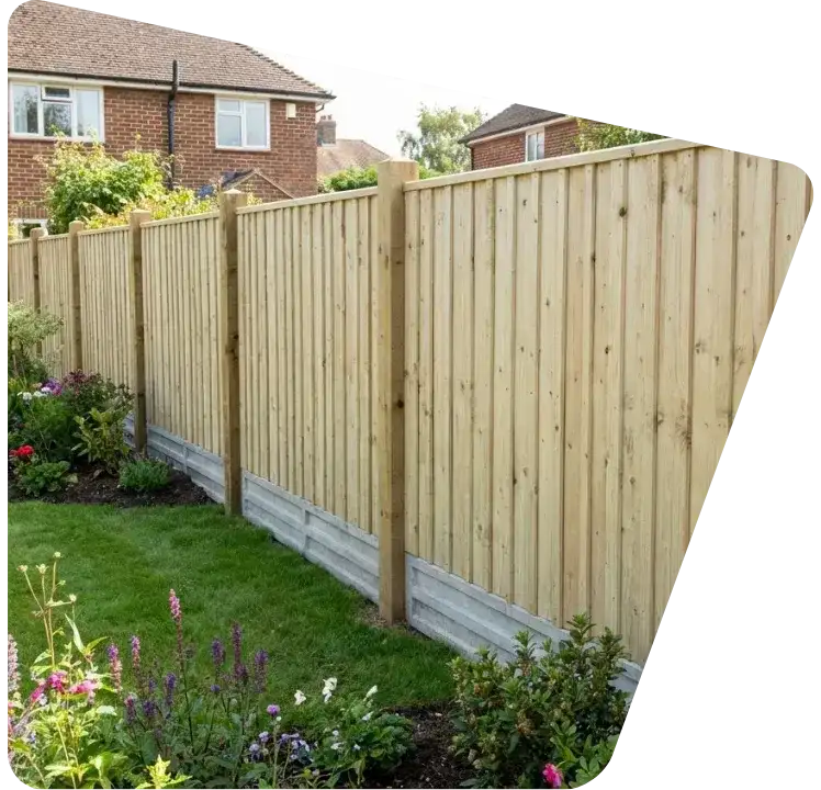 Fencing installation in Essex