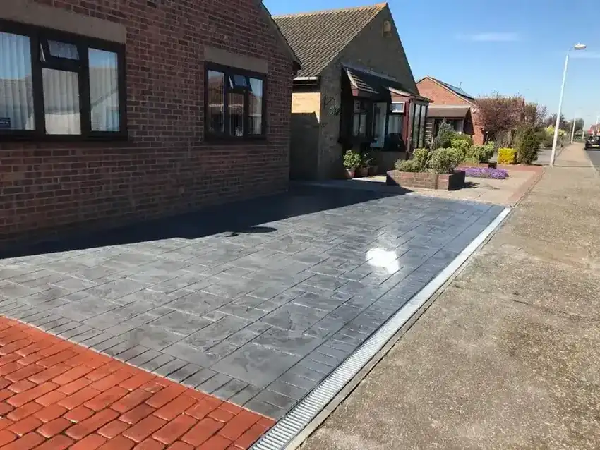 Imprinted concrete in Basildon