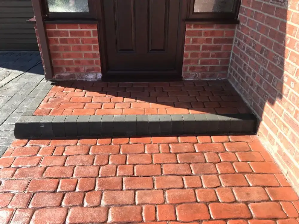 Imprinted concrete in Benfleet