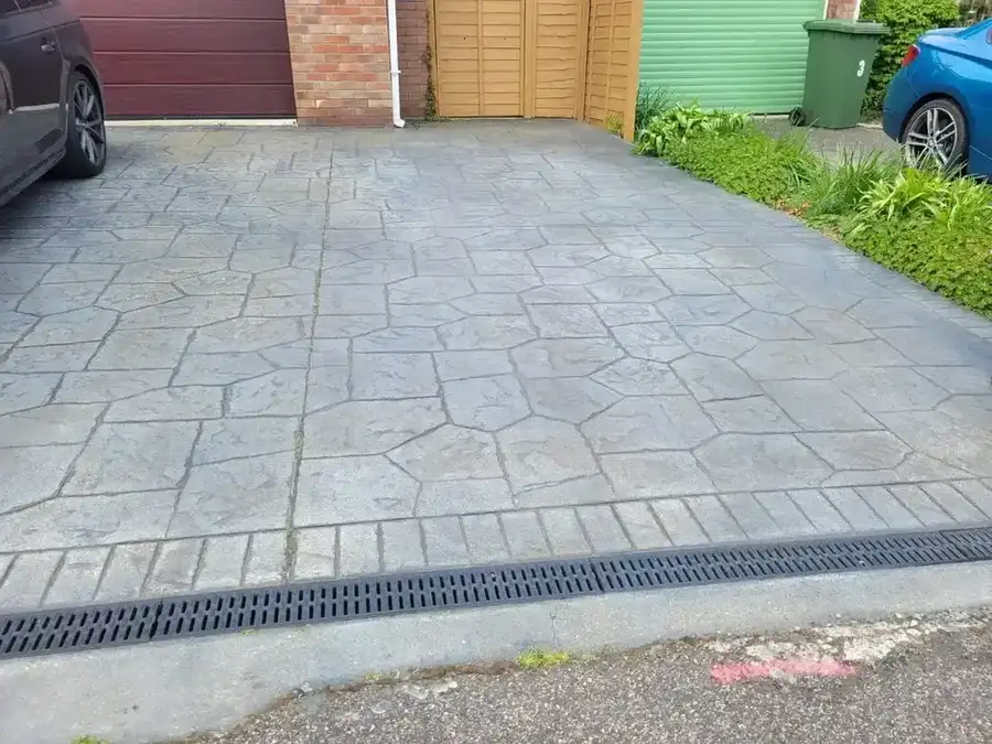 Imprinted concrete in Grays
