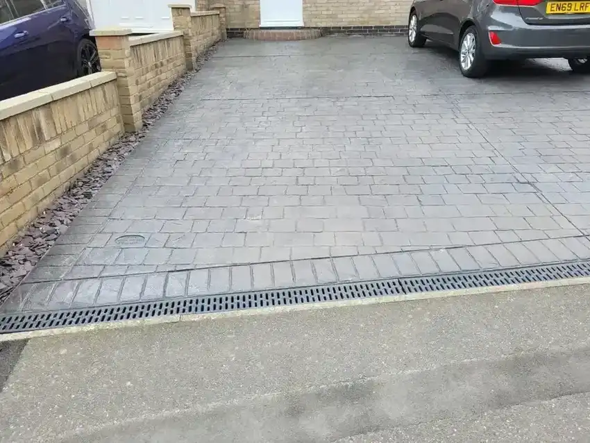 Imprinted concrete in Brentwood