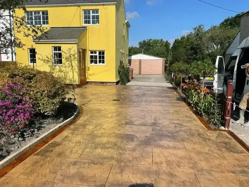 Imprinted concrete in Clacton