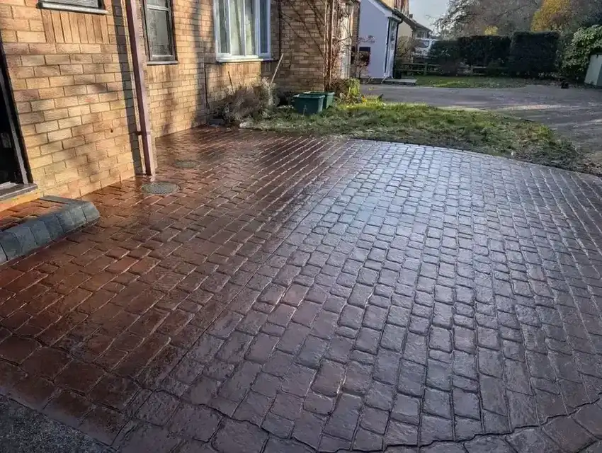 Imprinted concrete Southend