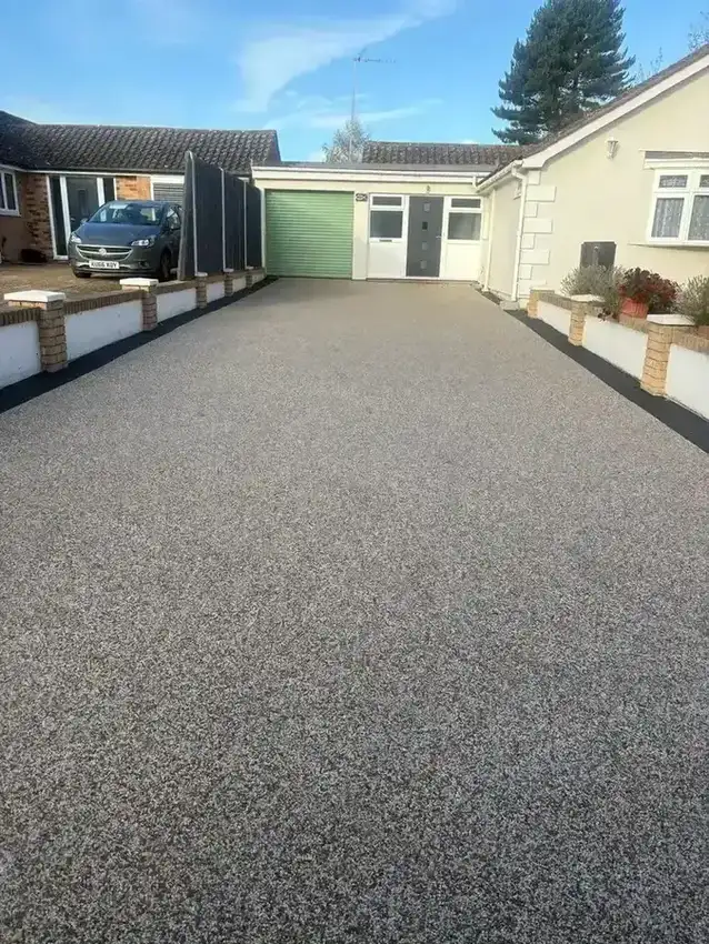 Resin driveway installation in Clacton